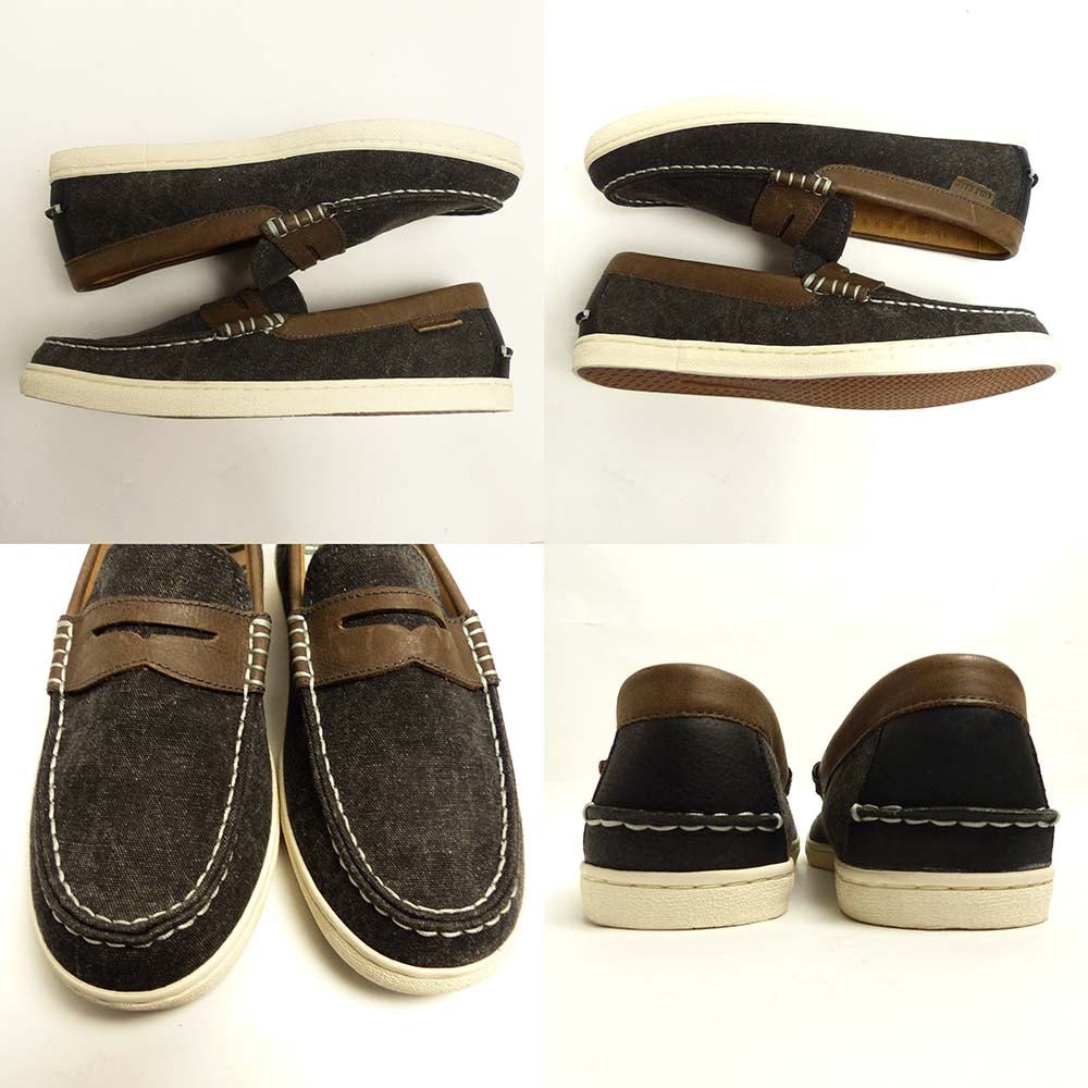 未使用】Cole Haan コールハーン / ブラックデニムローファー 