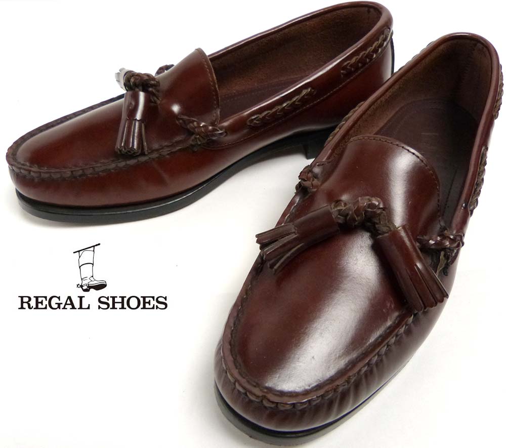 未使用REGAL Shoe&Co.タッセルローファー　24.5センチ 訳あり】REGAL / リーガル 本革 タッセルローファー 24 1/2EE