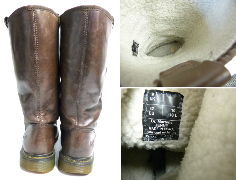 ドクターマーチン Dr Martens 裏ボア エンジニアブーツ Uk8 26 5cm相当 メンズ 中古 ブーツ ブランド中古革靴 ビンテージ雑貨の通販ならawesome アウソム
