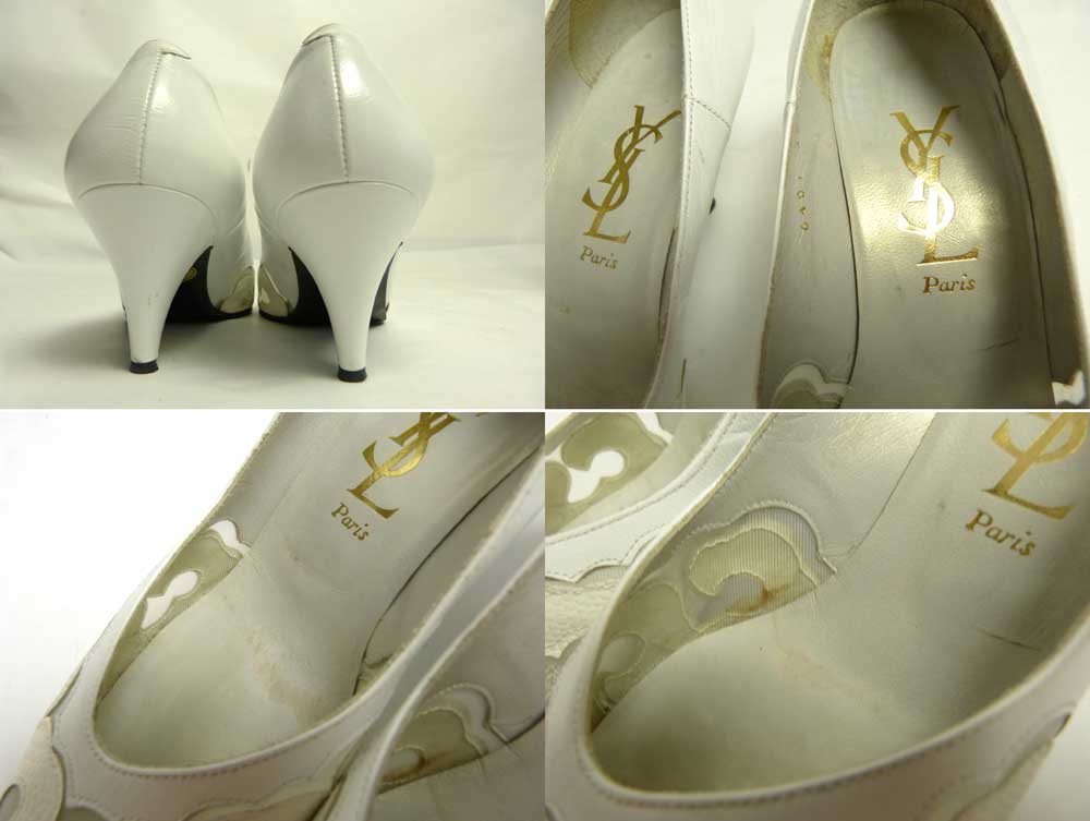 ���֡����������� Yves Saint Laurent����å���ߥ쥶���ѥ�ץ� / ������ҡ��� 35(22cm����)(��ǥ�����)����š�