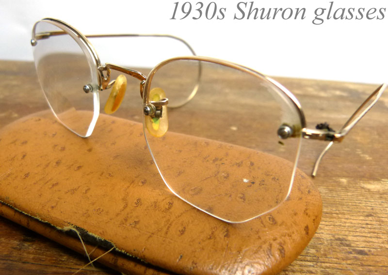 USA直輸入 1930s SHURON 巻きつるテンプルメ 6角形メガネ 1_000000012578.jpg?1678209903