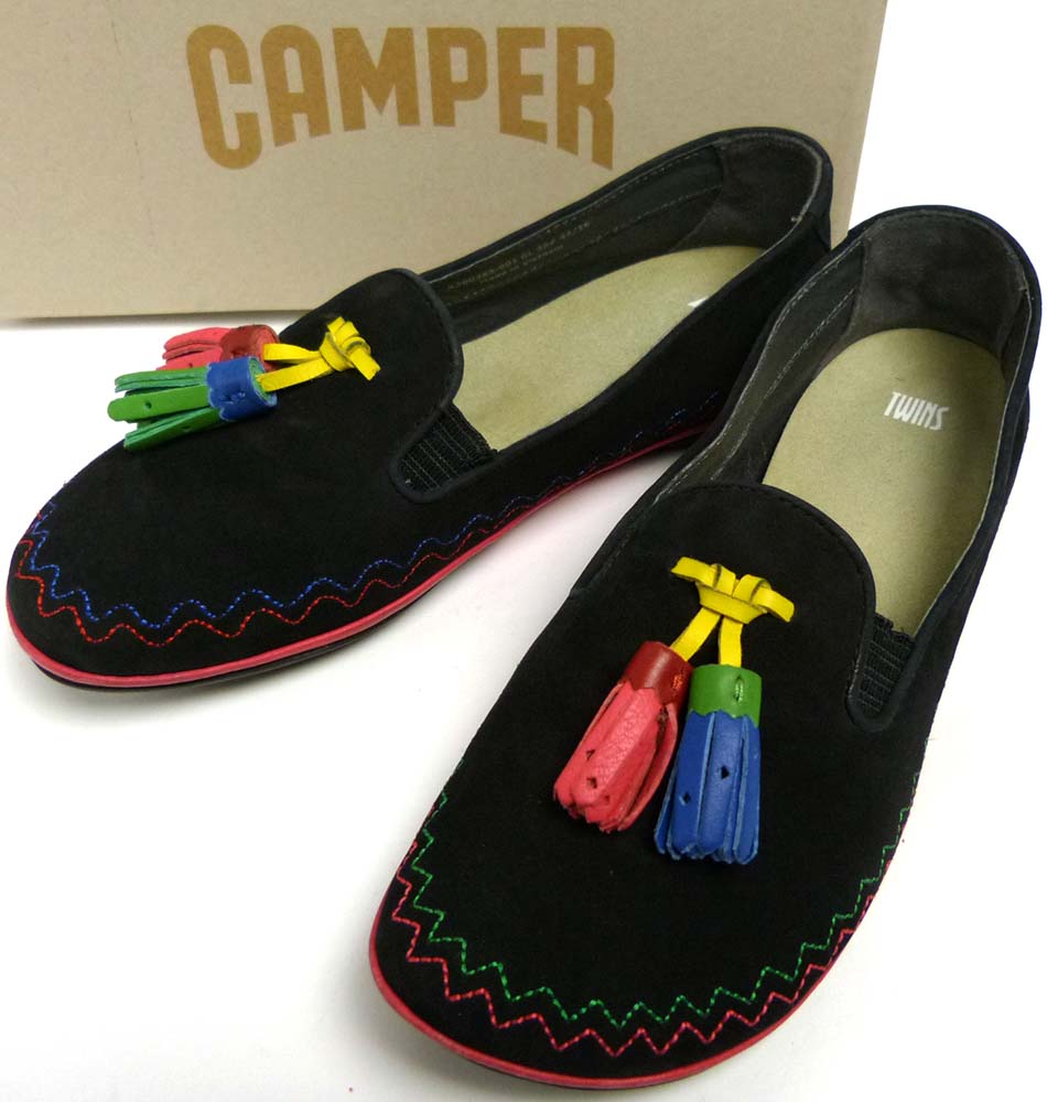 カンペール / CAMPER TWINS / フラットシューズ / ローファー 38(24cm 
