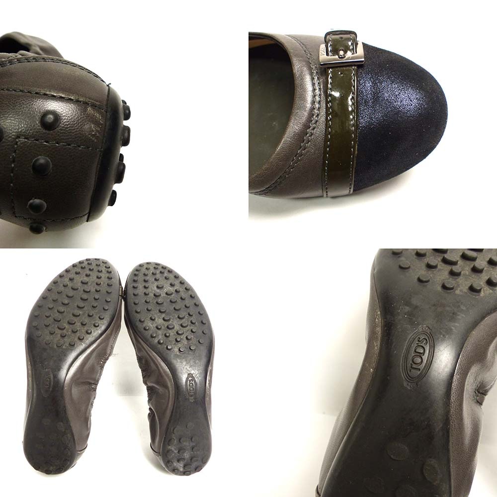 ꥢ TOD'S /ȥå եåȥ塼  / Х쥨塼  / ɥ饤ӥ󥰥塼 38 1/2(25.5cm)(ǥ)š