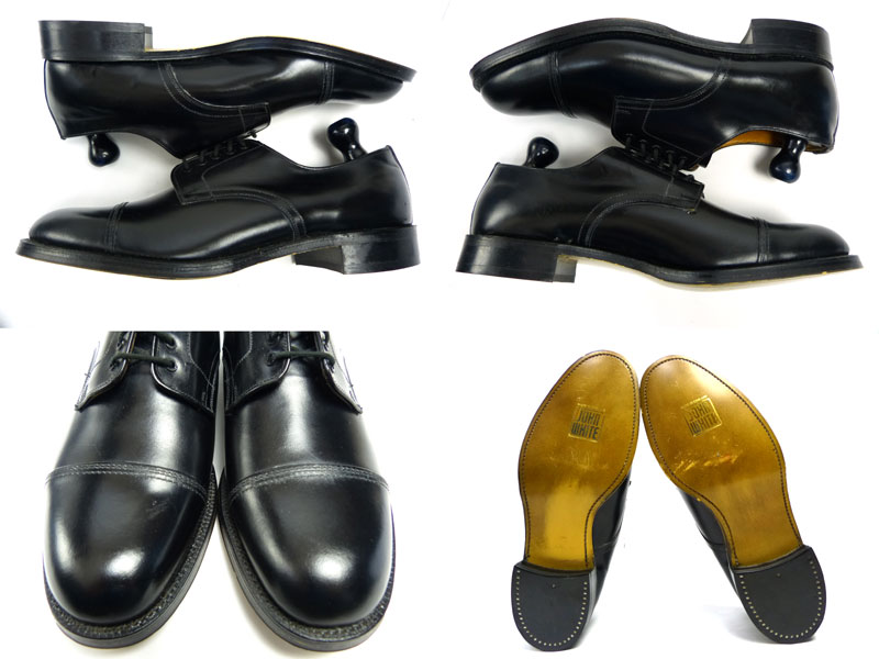 英国製 ジョンホワイト John White Uk ストレートチップ サービスシューズ Uk9 27 5cm相当 デッドストック 中古 送料無料 ドレスシューズ ブランド中古革靴 ビンテージ雑貨の通販ならawesome アウソム