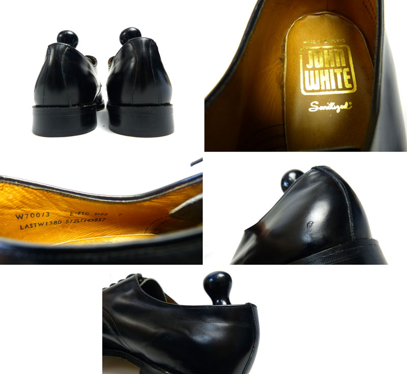 英国製 ジョンホワイト John White Uk ストレートチップ サービスシューズ Uk9 27 5cm相当 デッドストック 中古 送料無料 ドレスシューズ ブランド中古革靴 ビンテージ雑貨の通販ならawesome アウソム