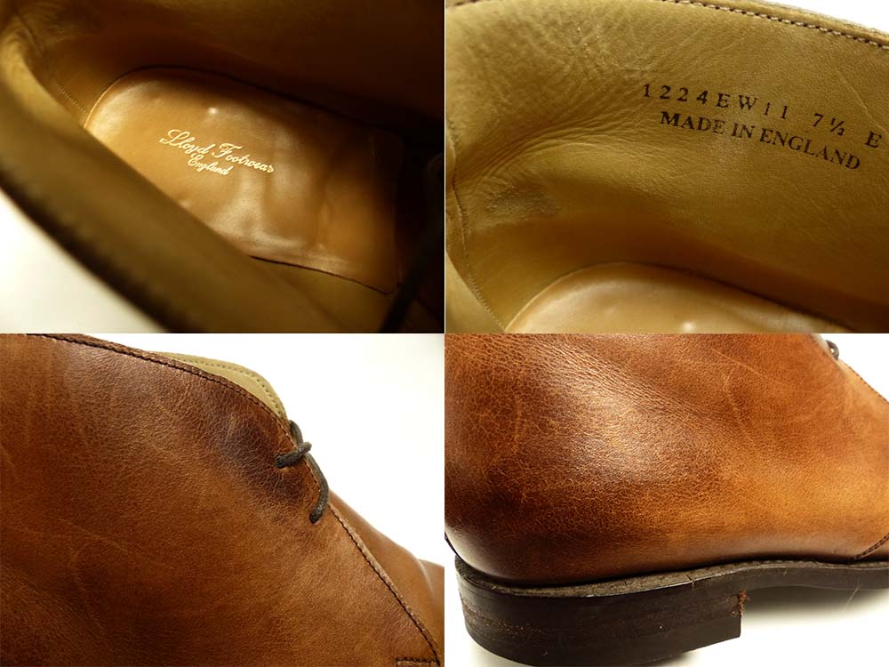英国製 Lloyd Footwear / ロイドフットウェア チャッカブーツ 7 1/2E