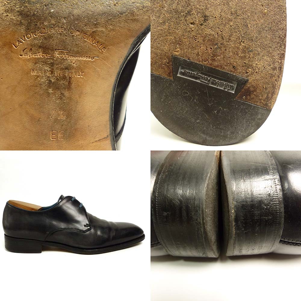 �����ꥢ�� ��������ȡ��� �ե��饬�� / salvatore ferragamo �ץ졼��ȥ����塼�� 7 1/2 2E(25.5cm����)(���)����šۡ�����̵����