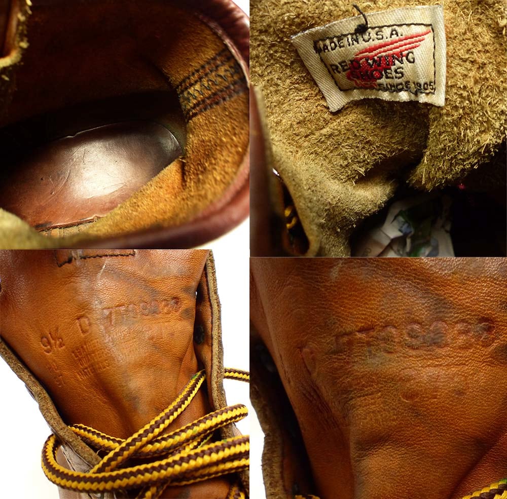 ★レッドウッド初期・ダブルリングモカシン・1985・ネペンテス★USA製 97年製 羽根タグ Red Wing / レッドウィング 6inch CLASSIC MOC