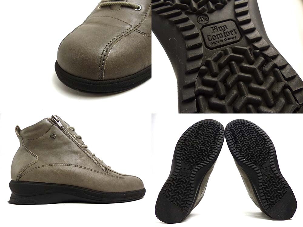 ドイツ製 Finncomfort / フィンコンフォート ショートブーツ 4 1/2 
