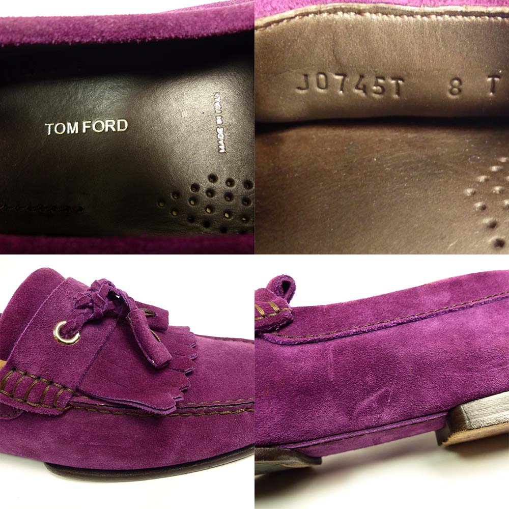 TOMFORD トムフォード 革靴 タッセルローファー レザー 8 1/2 