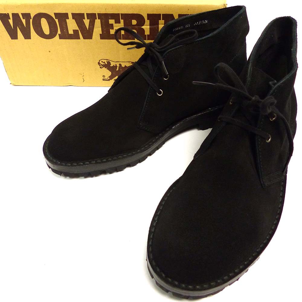 美品】日本製 WOLVERINE / ウルヴァリン スエードチャッカブーツ