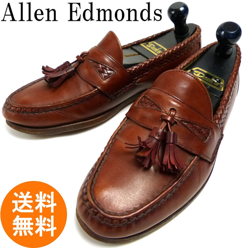 アレンエドモンズ Allen Edmonds Maxfield USA製本革レザータッセル