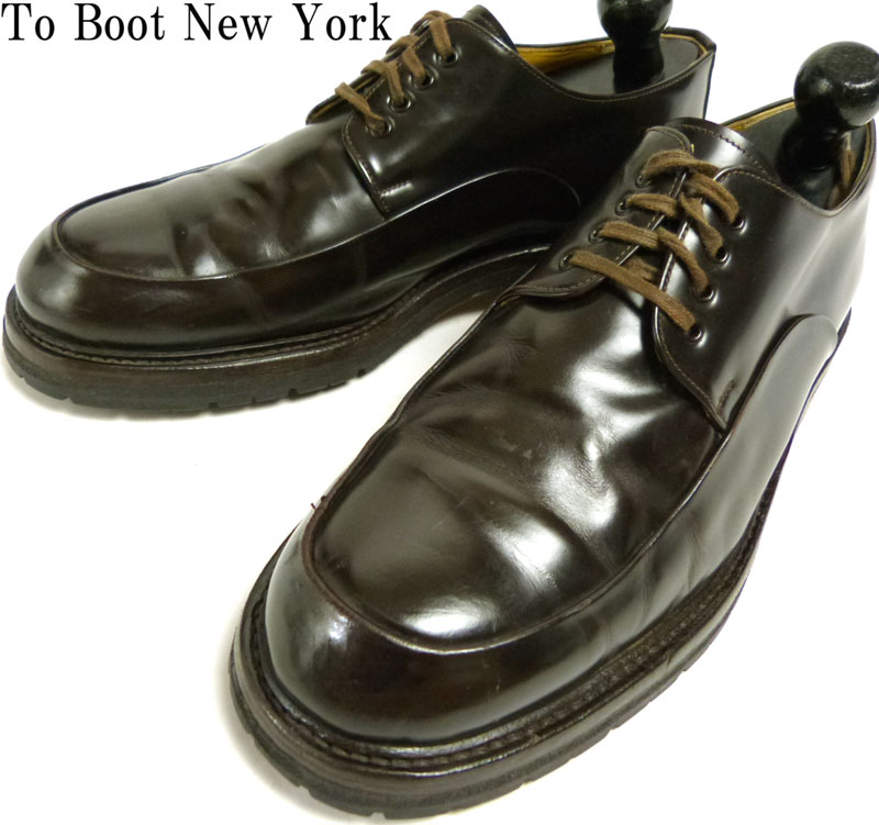Italy製 to boot new york by Adam Derrick Uチップシューズ 8(26cm 