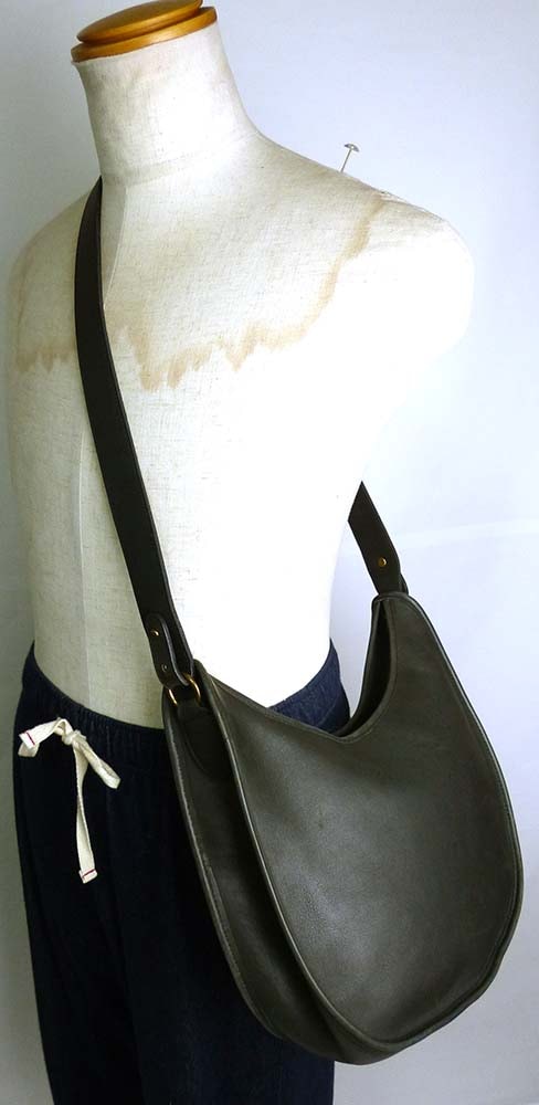 1980年代USA製 OLD COACH / オールド コーチ レザーショルダーバッグ  