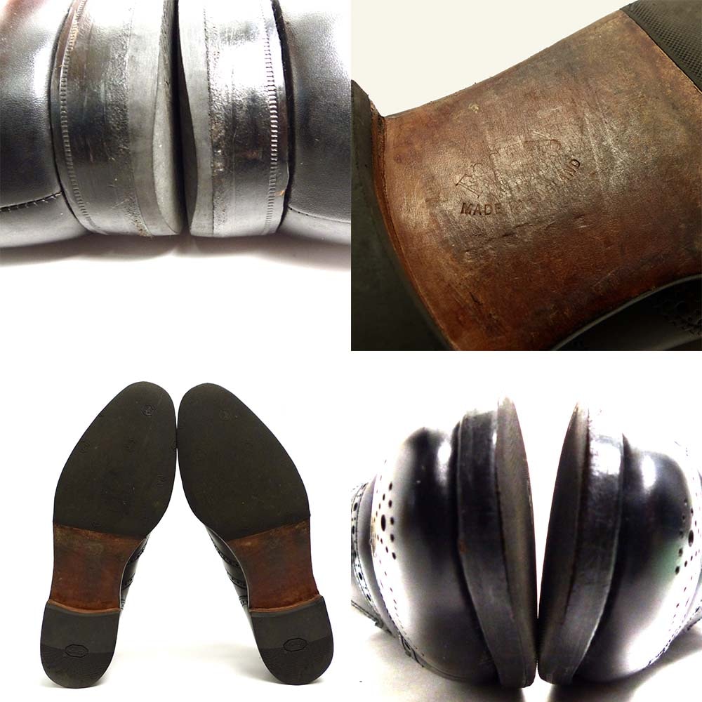 【希少】英国製 FOSTER & SON /フォスター＆サンウイングチップシューズ　UK10E(29cm相当)(メンズ)【中古】【送料無料】1j-1-103