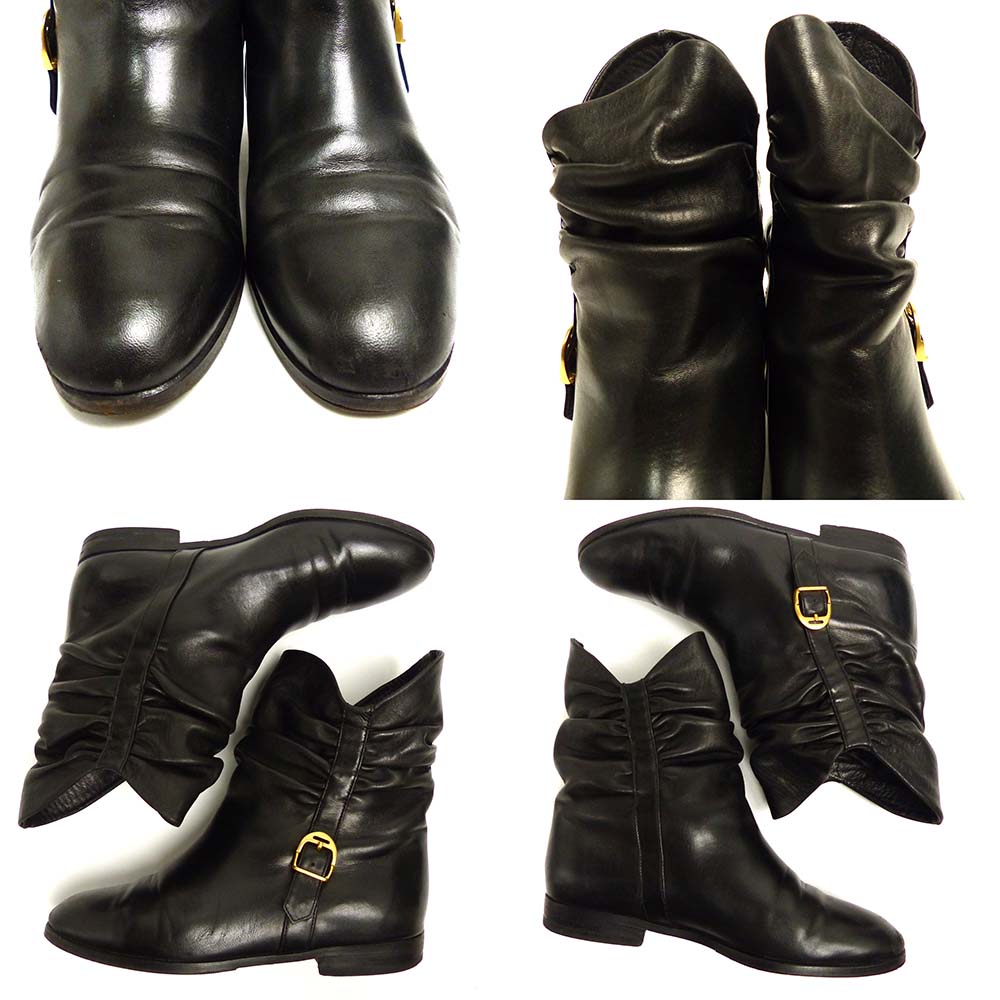 ��������ۥ����ꥢ�� GUCCI / ���å� �쥶�� ���硼�ȥ֡��� 35 1/2B(22.5cm����)(Ȣ�դ�)����š�