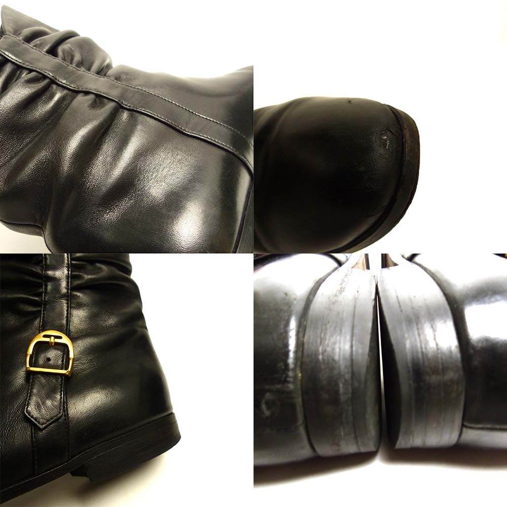 ��������ۥ����ꥢ�� GUCCI / ���å� �쥶�� ���硼�ȥ֡��� 35 1/2B(22.5cm����)(Ȣ�դ�)����š�