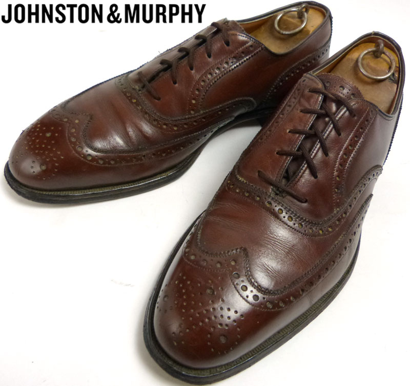 ジョンストン&マーフィー アリストクラフト ウィングチップ タッセル