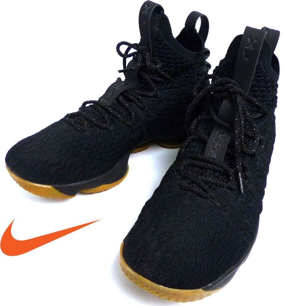 シューズ(男性用) NIKE LEBRON 15 30cm Nike LeBron 15 Black Gum for Sale | Authenticity Guaranteed