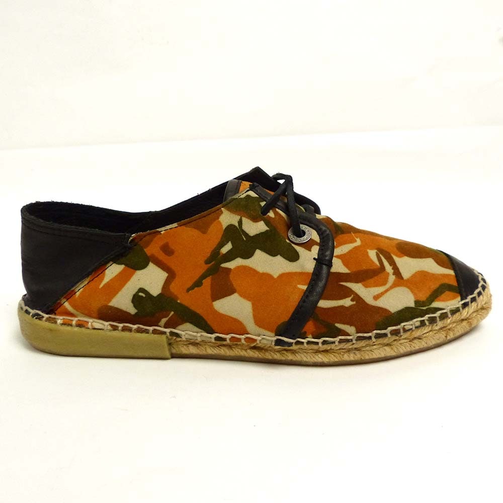 【最終値下げ】 ジミーチュウ フラットシューズ エスパドリーユ 星柄 カーキ JIMMY CHOO / ジミーチュウ / エスパドリーユ / フラット