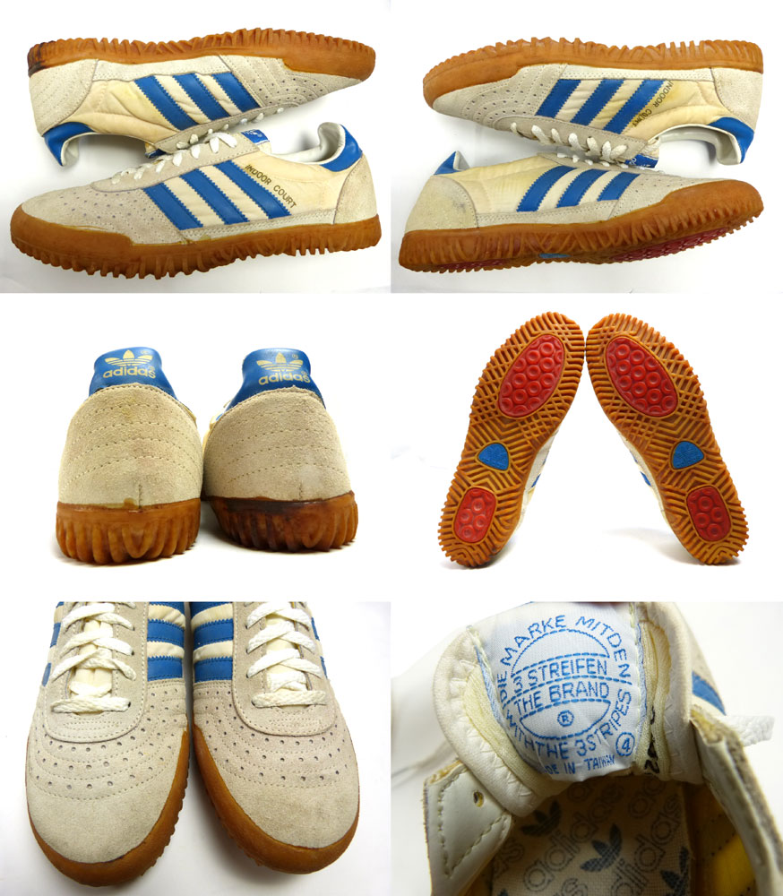 �ڴ�����1980ǯ���� ���ǥ����� adidas indoorcourt ����ɥ������� ������ ���ˡ����� US10 1/2(28.5cm����)( ��� )( �ӥå������� )����š�