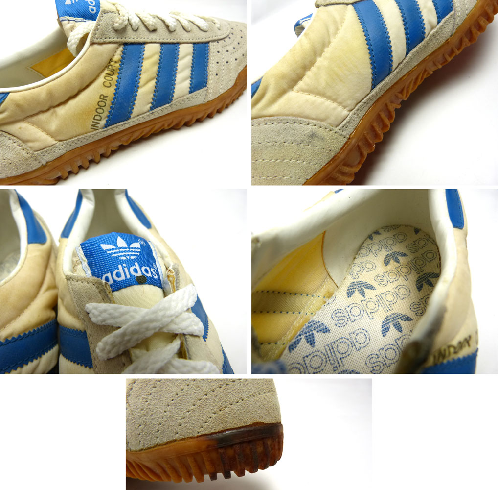 �ڴ�����1980ǯ���� ���ǥ����� adidas indoorcourt ����ɥ������� ������ ���ˡ����� US10 1/2(28.5cm����)( ��� )( �ӥå������� )����š�