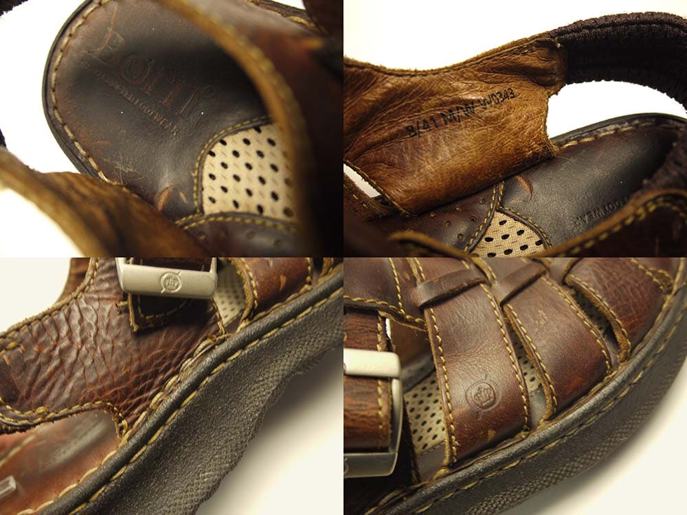 BORN HAND CRAFTED FOOTWEAR / �ܡ��� �쥶�� ����ե����ȥ������ 8/41(25.5-26cm����)����š�