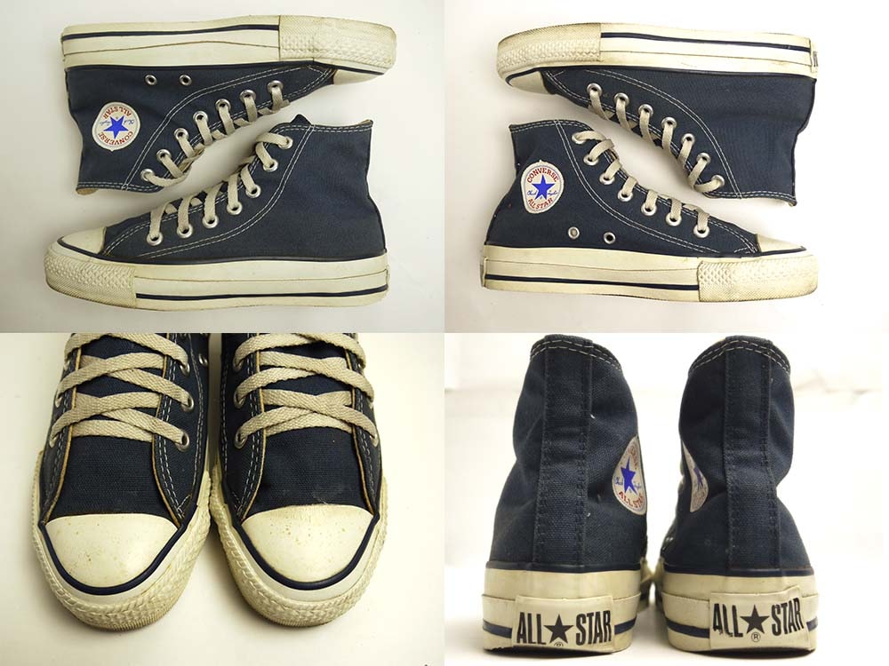 �ڴ�����1990ǯ����Ⱦ USA�� ����С��� / CONVERSE /  �����륹���� / ALLSTAR HI �ϥ����åȥ��ˡ����� US4(22.5cm����)(�������)����š�
