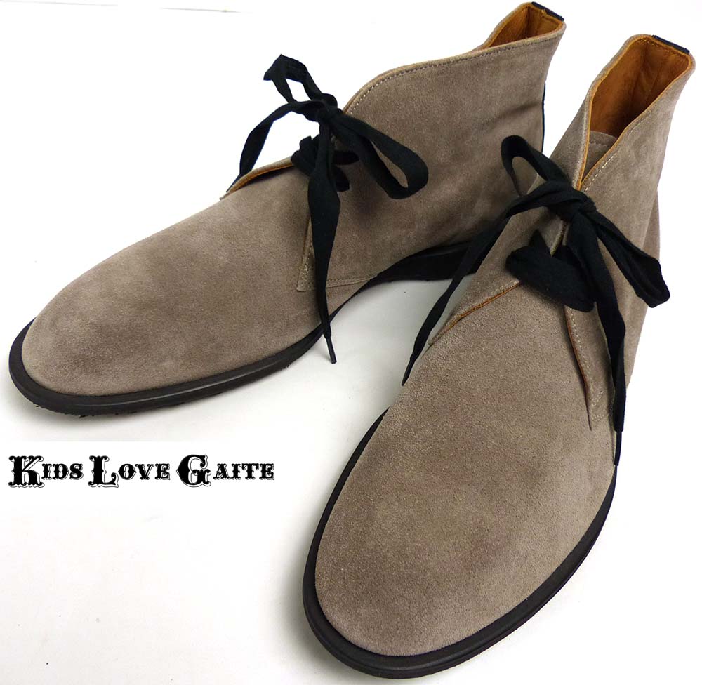 未使用】KIDS LOVE GAITE / キッズラブゲイト スエード チャッカブーツ 