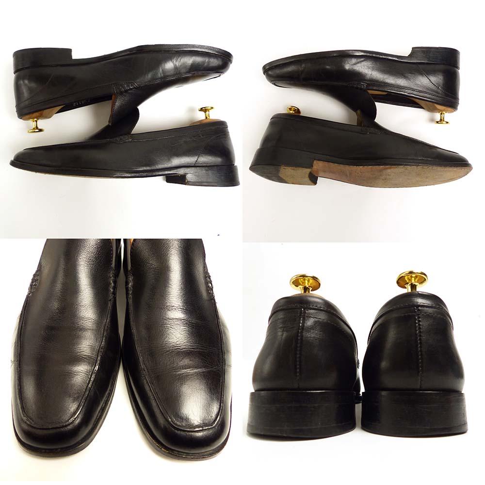 スペイン製 Paraboot cousu Blake / パラブーツ Uチップ ローファー UK7 1/2(26-26.5cm相当)(メンズ)【中古】【送料無料】16i-1-062