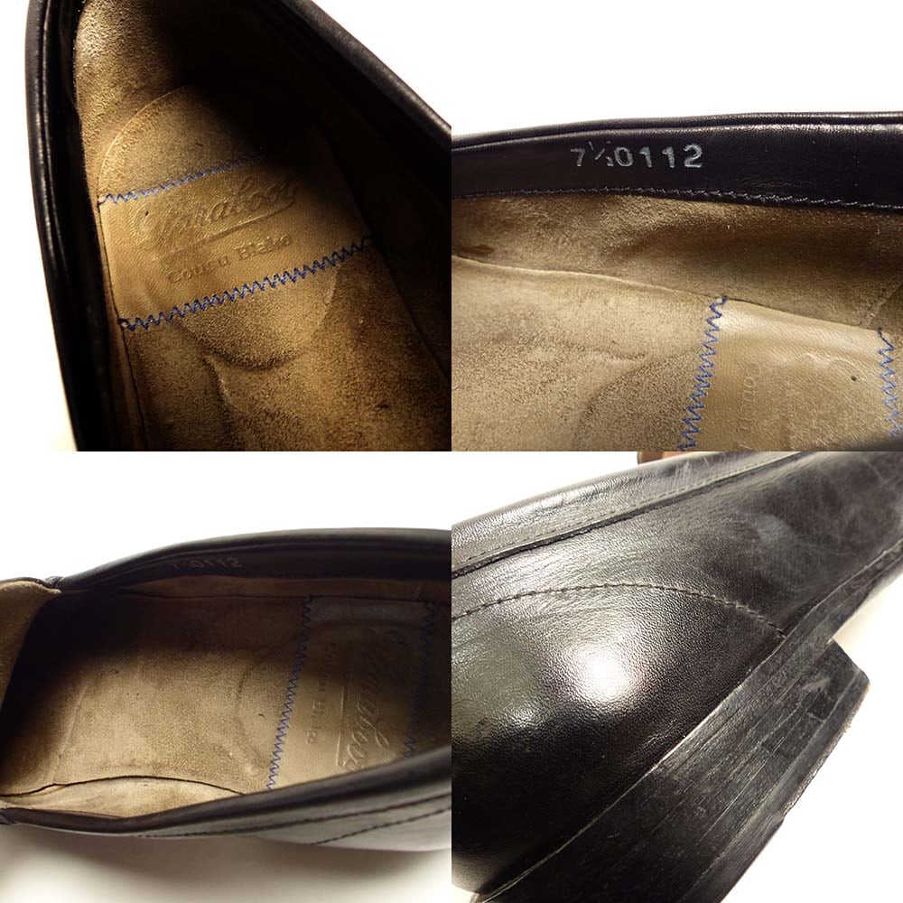 スペイン製 Paraboot cousu Blake / パラブーツ Uチップ ローファー UK7 1/2(26-26.5cm相当)(メンズ)【中古】【送料無料】16i-1-062