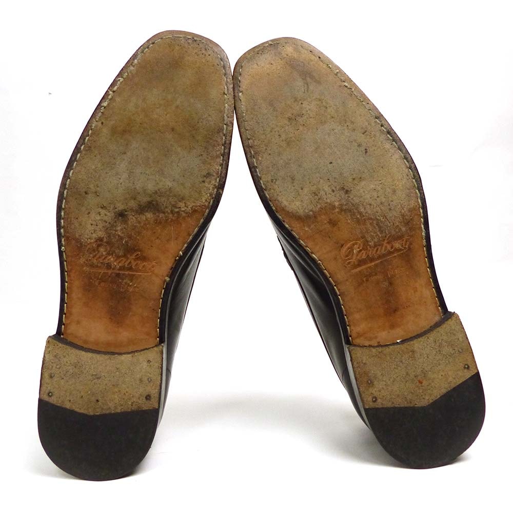 スペイン製 Paraboot cousu Blake / パラブーツ Uチップ ローファー UK7 1/2(26-26.5cm相当)(メンズ)【中古】【送料無料】16i-1-062