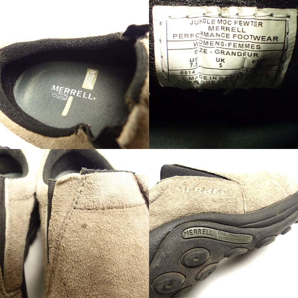 MERRELL / ���� JUNGLE MOC ����󥰥��å� �����ȥɥ� �쥶�����塼�� /����åݥ� US7.5(24.5cm����)(��ǥ�����)����š�