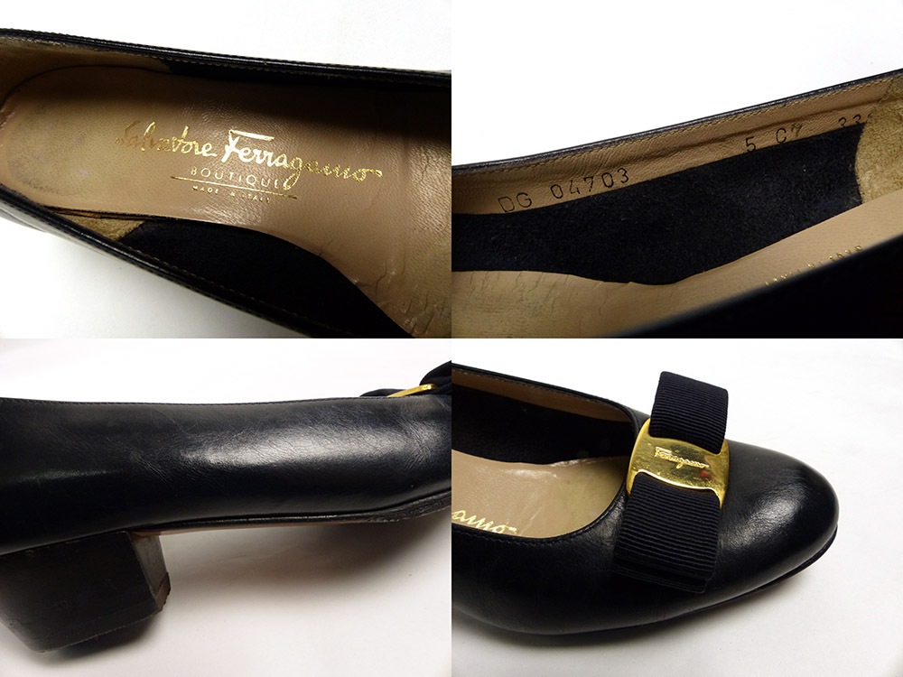 サルヴァトーレフェラガモ レザーパンプス イタリア製 5ハーフ イタリア製 サルヴァトーレ フェラガモ / Salvatore Ferragamo