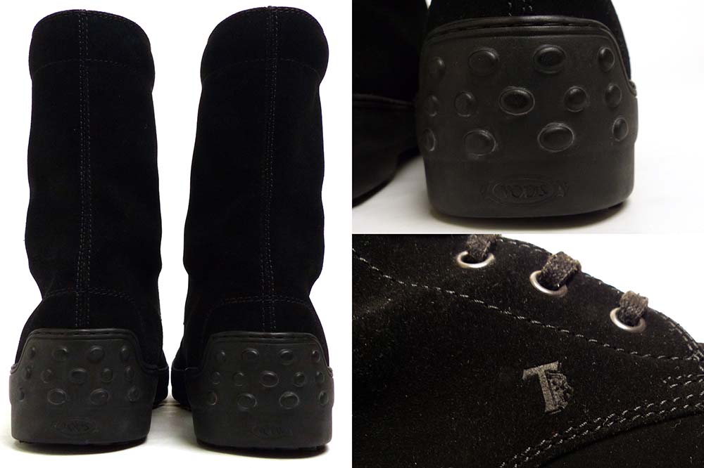 定価6万　美品　トッズ　TOD'S　メンズ　ブーツ　スエード　ブラック　黒　靴 定価6万美品トッズTOD'Sメンズブーツスエードブラック黒靴