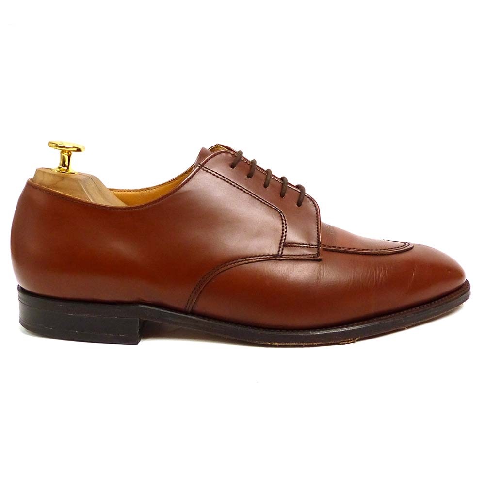 【未使用英国製】TECNIC テクニック ヴィンテージ ウイングチップシューズ UK8 希少英国製 TECNIC &frasl; テクニック スプリットトゥ &frasl; Uチップシューズ