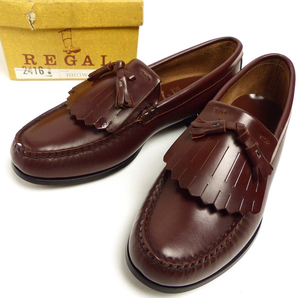 REGAL タッセルローファー 赤 茶色 24cm 美品リーガル レディース