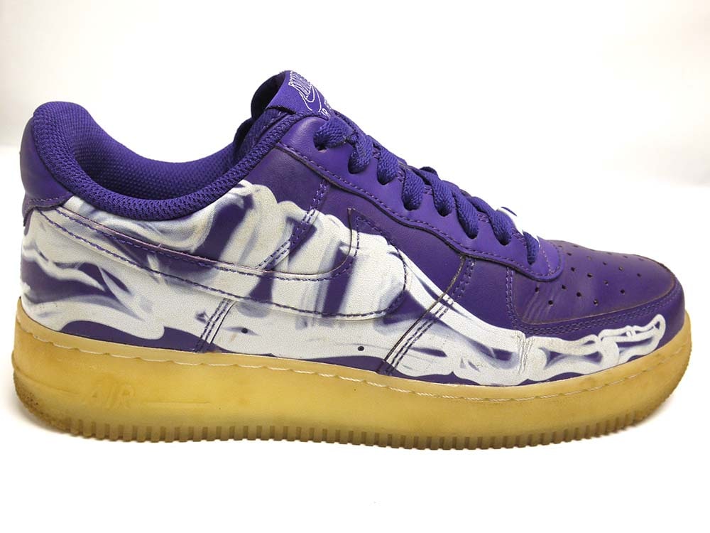NIKEナイキ エアホース1 Purple SkeletonスニーカーUS8.5 NIKE AIR FORCE 1 / ナイキ エアホース1 【Purple Skeleton