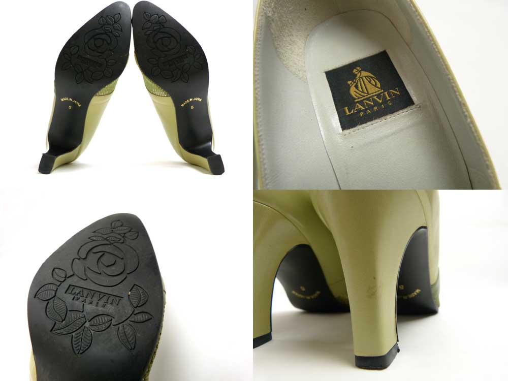 LANVIN ���Х� �ҡ���ѥ�ץ� 5(22.5��23cm����)(��ǥ�����)����š�