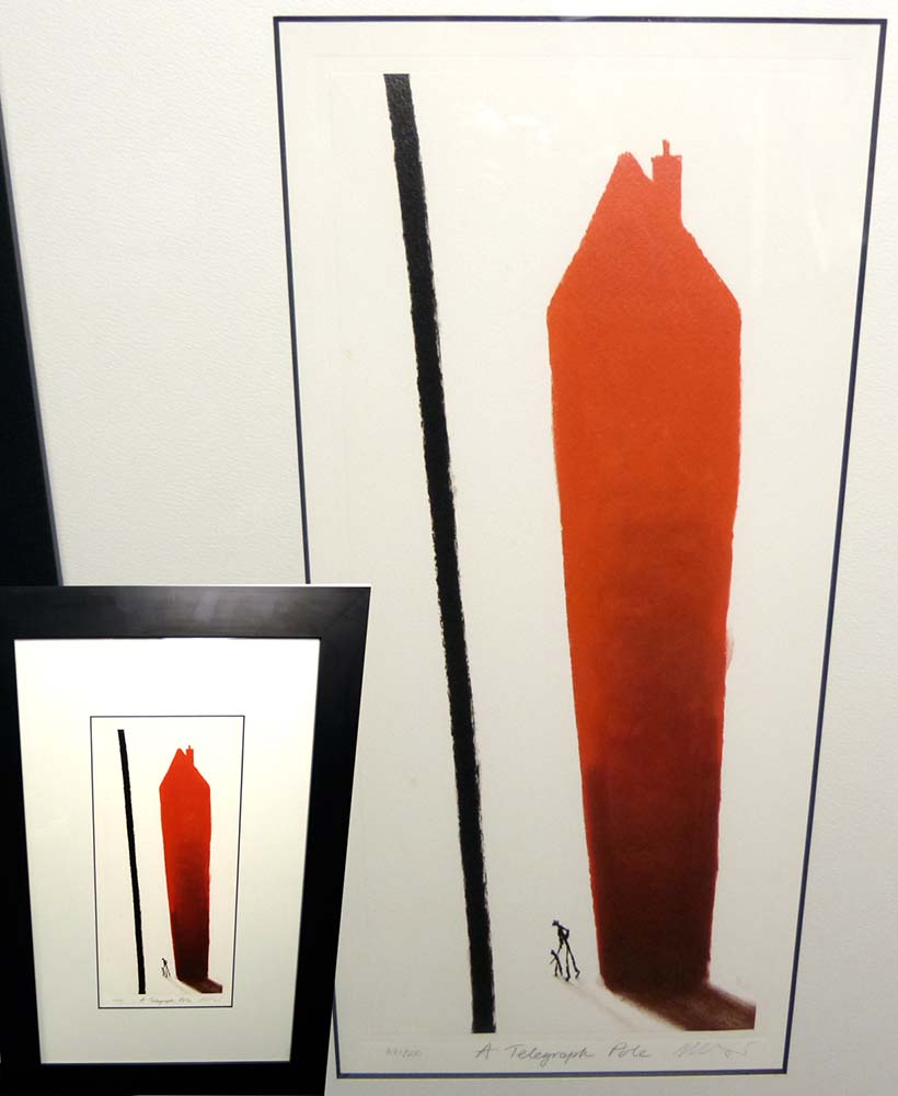 マッケンジー・ソープ「電信柱/A telephone pole 」リトグラフ マッケンジー・ソープ「電信柱/A telephone pole 」リトグラフ / 版画