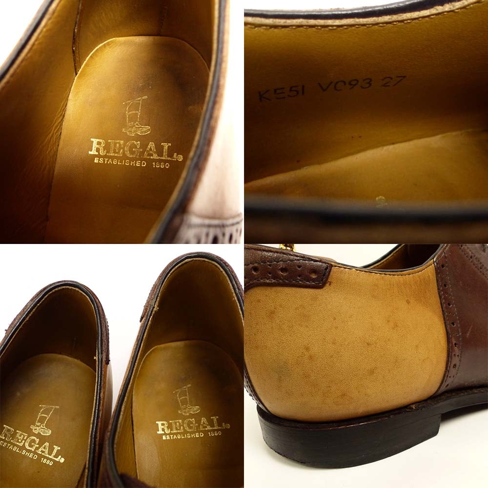REGAL / リーガル V093 サドルシューズ 27(27cm相当)(メンズ)【中古