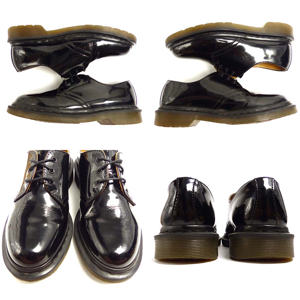 Dr. Martens × Beams 黒 エナメル質　光沢仕上げ 厚底 Dr.Martens × BEAMS / ドクターマーチン× ビームス エナメル