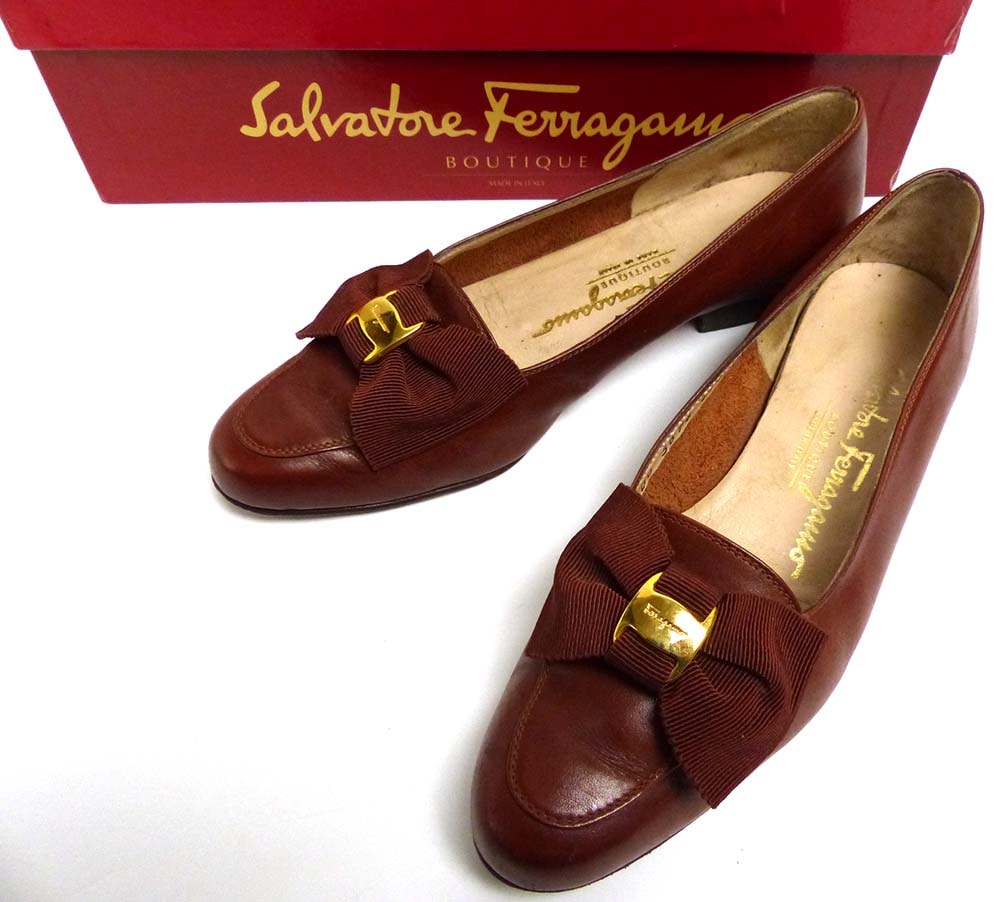 イタリア製 サルヴァトーレ フェラガモ / Salvatore Ferragamo ヴァラ 