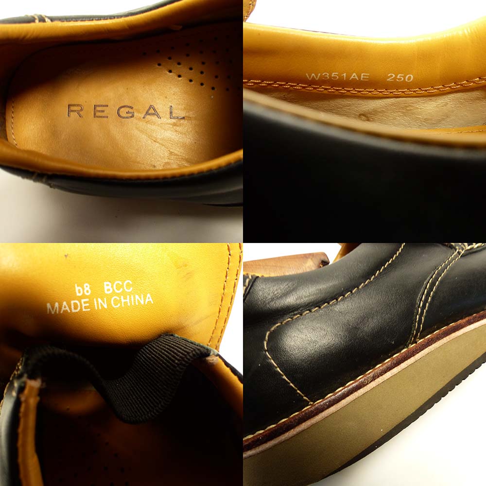REGAL /リーガル/ W351AE / レザースリッポン / ローファー 250(25cm 