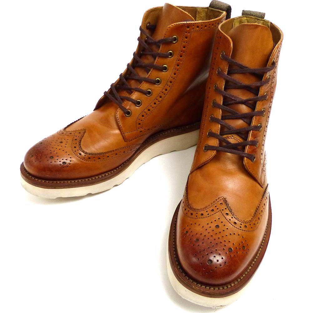 GRENSON / グレンソン メダリオン フルブローグブーツ UK6(24.5 GRENSON / グレンソン メダリオン フルブローグブーツ UK6(24.5cm相当