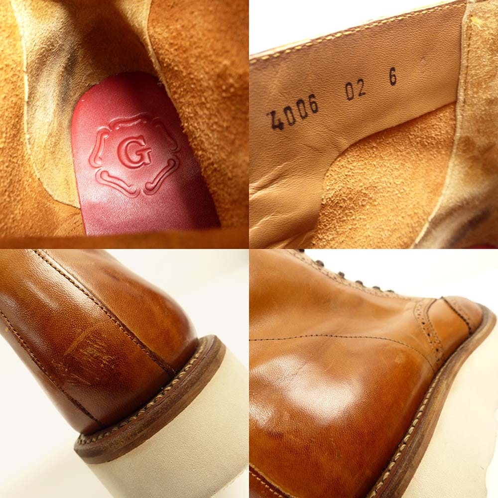 GRENSON / グレンソン メダリオン フルブローグブーツ UK6(24.5cm相当