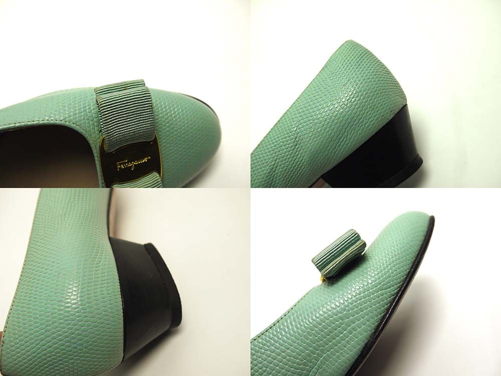 �����ꥢ�� ��������ȡ��� �ե��饬�� / Salvatore Ferragamo �������ܥ�쥶���ѥ�ץ� 6 1/2C(23.5-24cm����)(��ǥ�����)����š�