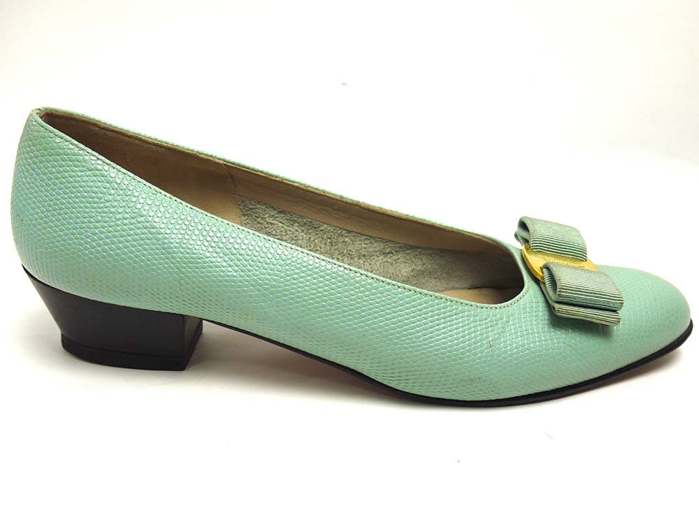 �����ꥢ�� ��������ȡ��� �ե��饬�� / Salvatore Ferragamo �������ܥ�쥶���ѥ�ץ� 6 1/2C(23.5-24cm����)(��ǥ�����)����š�