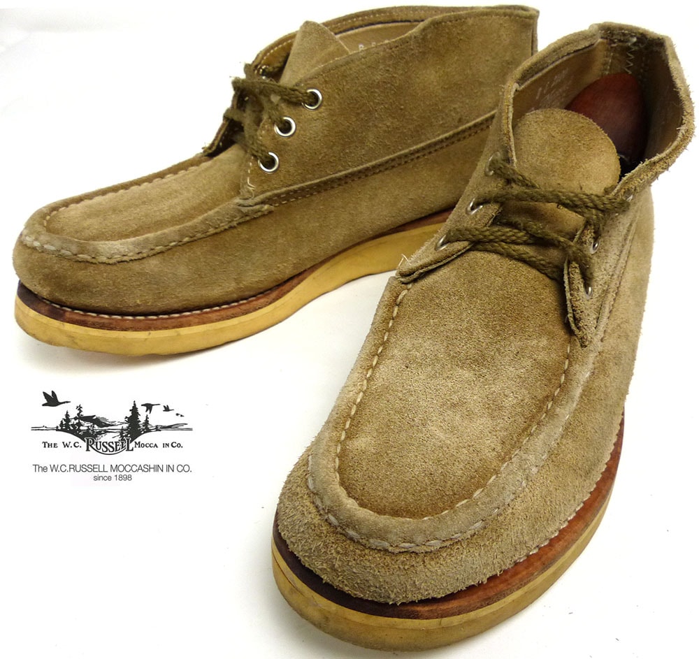 RUSSELL MOCCASIN / ラッセルモカシン スエード チャッカブーツ US8E