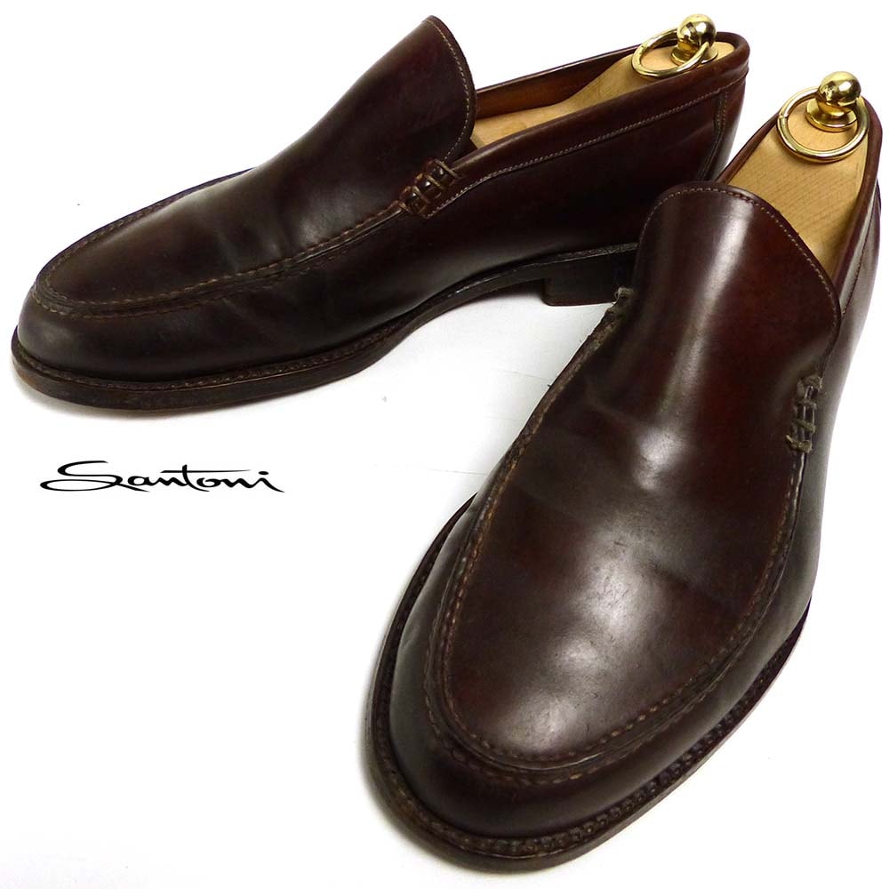 �ڴ�����Santoni / ����ȡ���  4680 �����ɥХ� ���֥�Х�ץ����ե���  6 1/F(25-25.5cm����)(��󥺡����塼�����ѡ��դ�) ����šۡ�����̵����